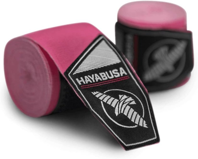 Boxerské bandáže Hayabusa Perfect Stretch - Barva: Černá