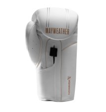 HAYABUSA Mayweather Contender Boxing Gloves – White/Gold