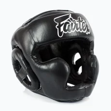 Fairtex HGK15 gyermek boksz fejvédő Muay Thaihoz – fekete