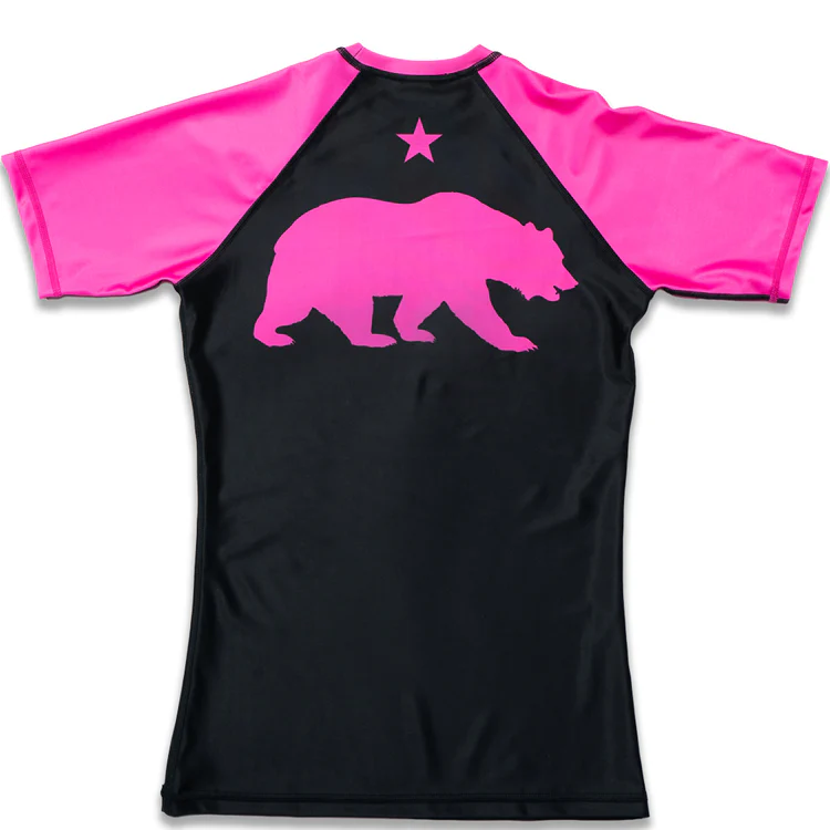 Grizzly Rashguard REVGEAR SS pentru femei – roz - Mărime: XL