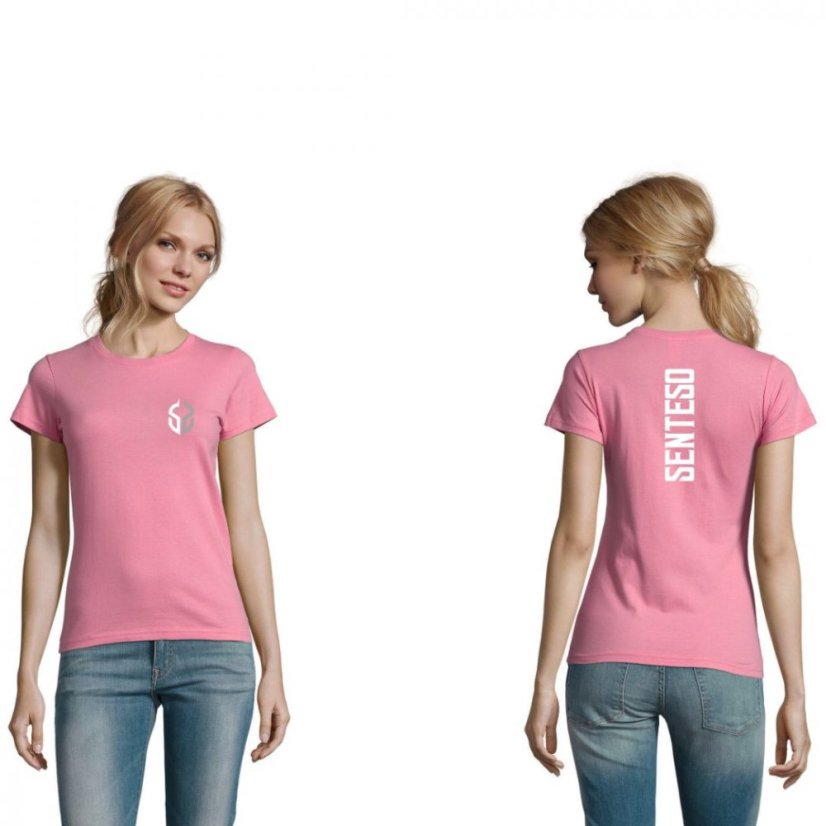 Women´s T-shirt Senteso Imperial Pink - Size: M