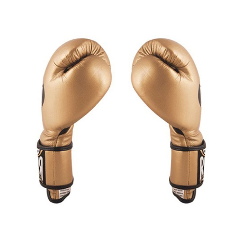 Boxerské rukavice Cleto Reyes Velcro Training - zlatá