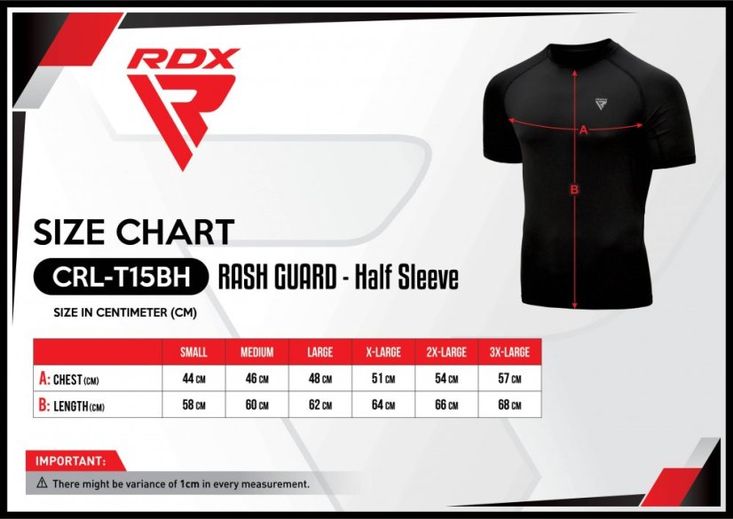 Rashguard RDX CRL T15BH - Veľkosť: 2XL