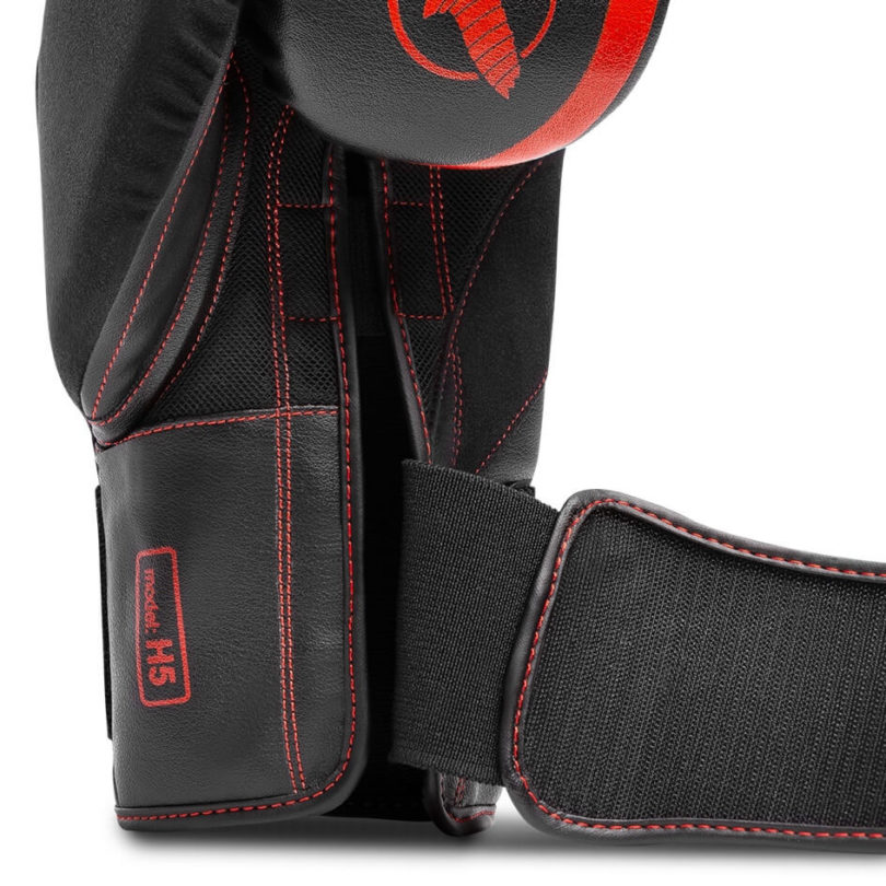 Boxerské rukavice HAYABUSA H5 - Čierna/Červená - Hmotnosť rukavíc v Oz: M/14oz