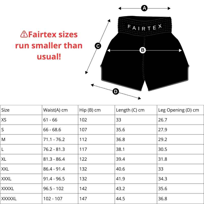 Fairtex Muay Thai Shorts Racer – White - Size: L