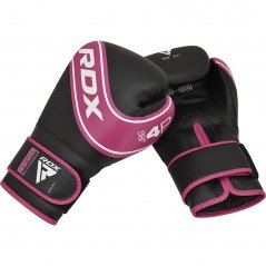 Dětské boxerské rukavice RDX JBG 4B - černá/růžová