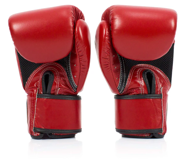 Boxing gloves Fairtex Breathable BGV1BR - red - Weight of gloves: 16oz