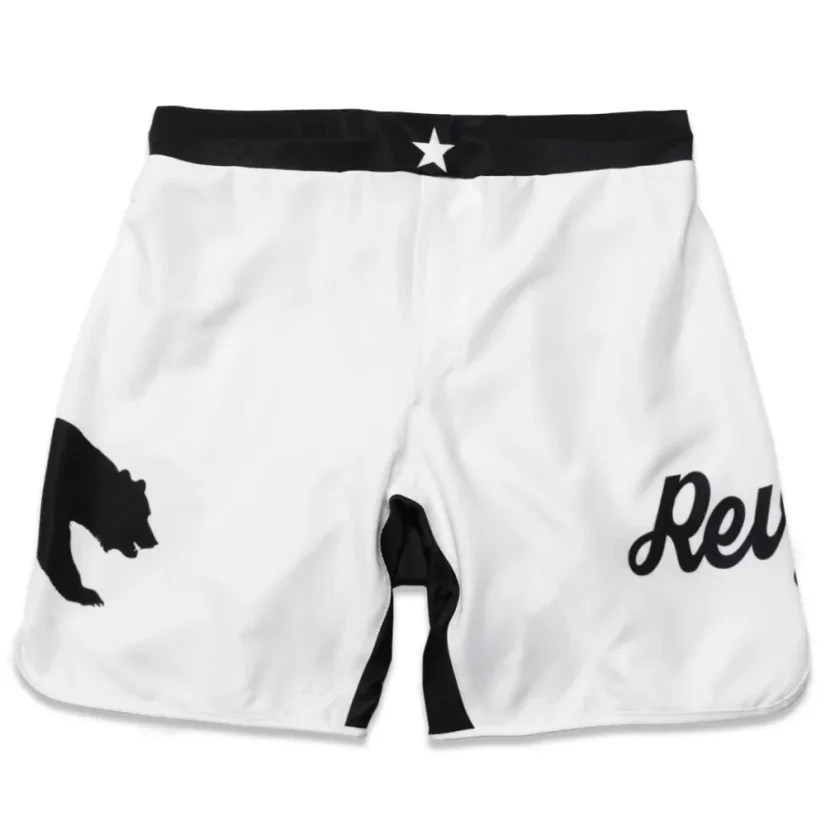 MMA šortky REVGEAR Grizzly – bílé - Velikost: 2XL