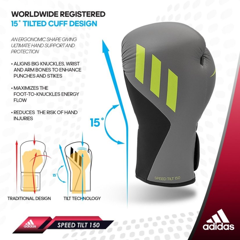 Boxing gloves ADIDAS Speed ​​Tilt 250 - red