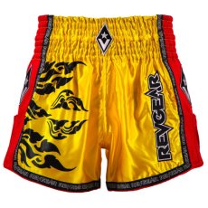 Muay Thai shorts REVGEAR Legends Spirit  - yellow/orange