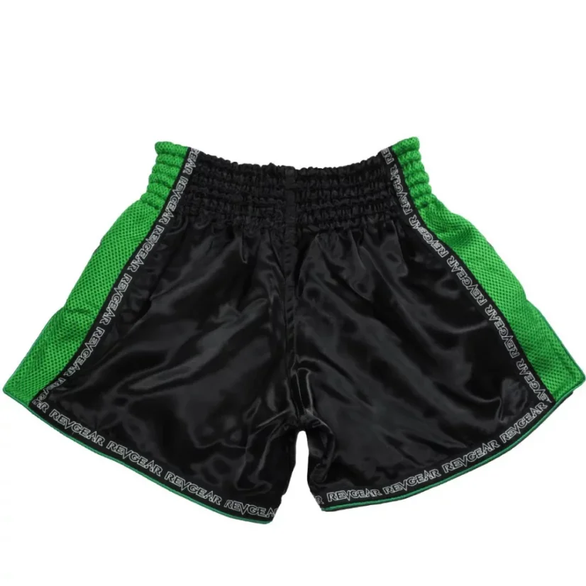 Pantaloni scurti Muay Thai pentru copii REVGEAR Ranked - verde