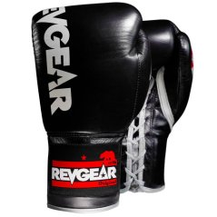 REVGEAR F1 Competitor Professional Boxing Gloves - Black
