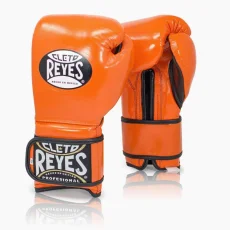 Rękawice bokserskie Cleto Reyes Velcro  - pomarańczowe