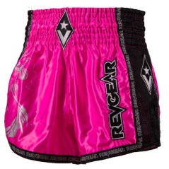 Muay Thai rövidnadrág REVGEAR Legends Koi - rózsaszín/fekete
