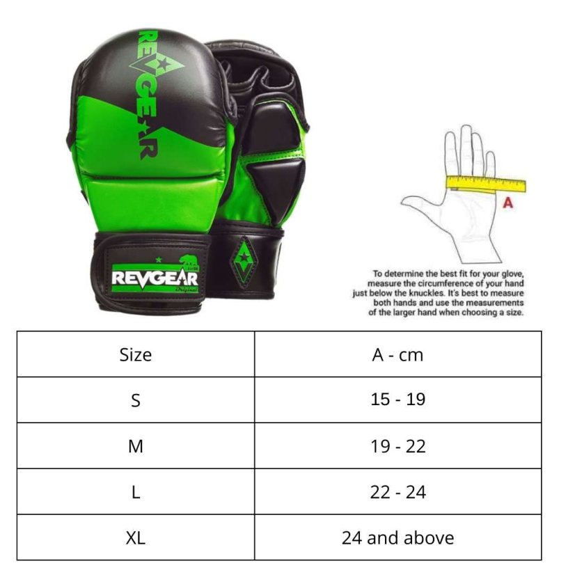MMA sparring gloves REVGEAR Pinnacle P4 - black/grey