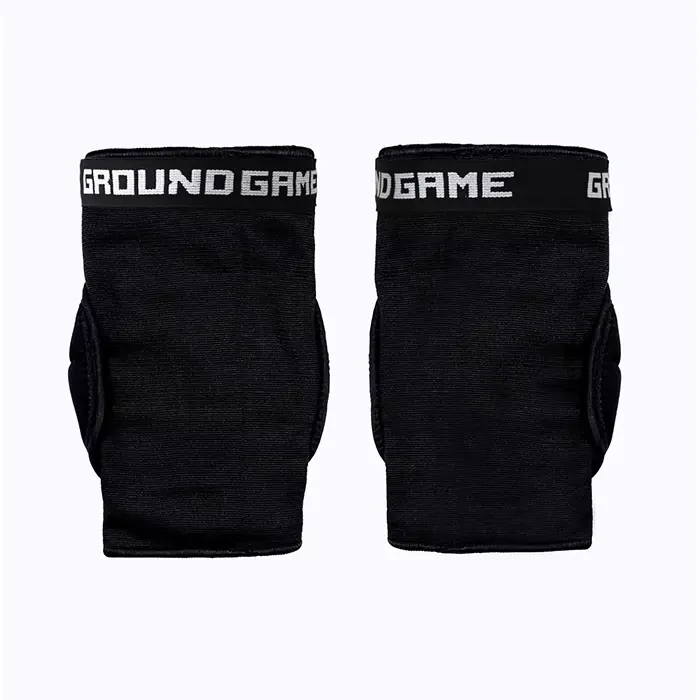 Chrániče kolen BJJ / Grappling Ground Game Logo – černá