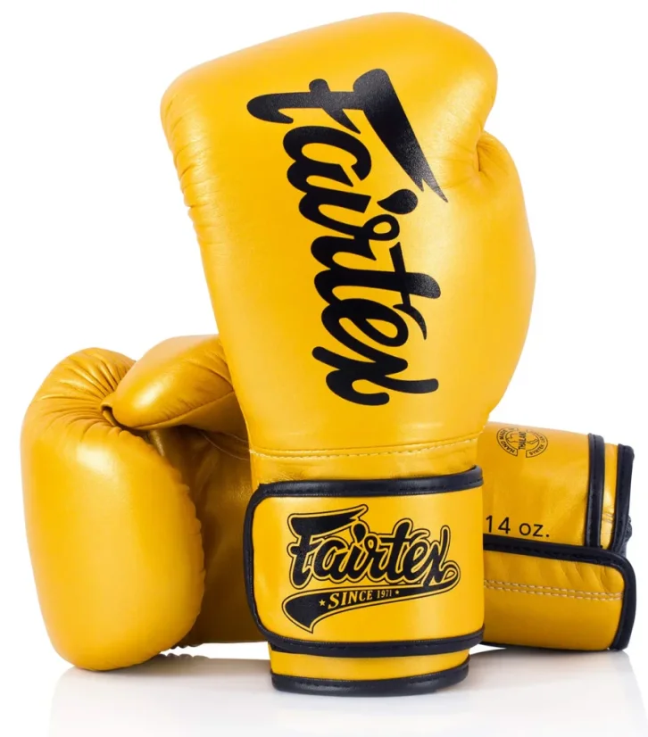 Fairtex BGV18 Super Sparring Boxing Gloves – Gold
