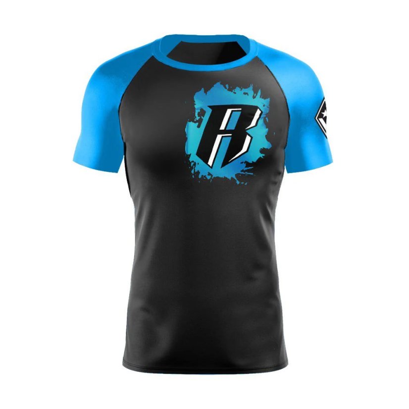 Rashguard pentru copii REVGEAR cu maneci scurte - Albastru