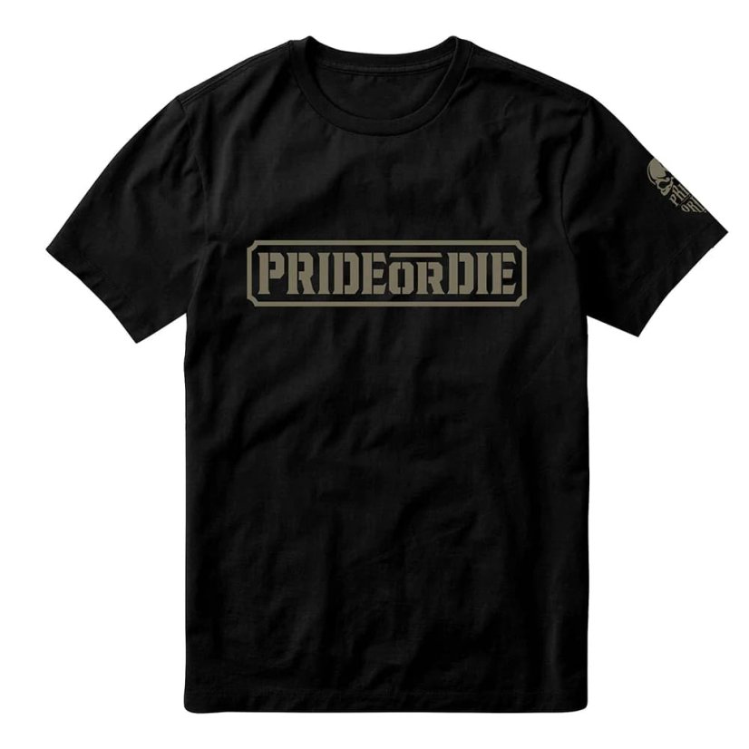 Pánské tričko PRiDEorDiE Only The Strong - Velikost: XL