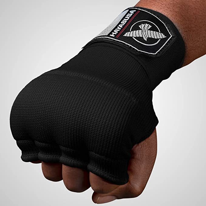 Gelové bandáže na ruce Hayabusa Quick Gel - Velikost: M, Barva: Šedá/růžová