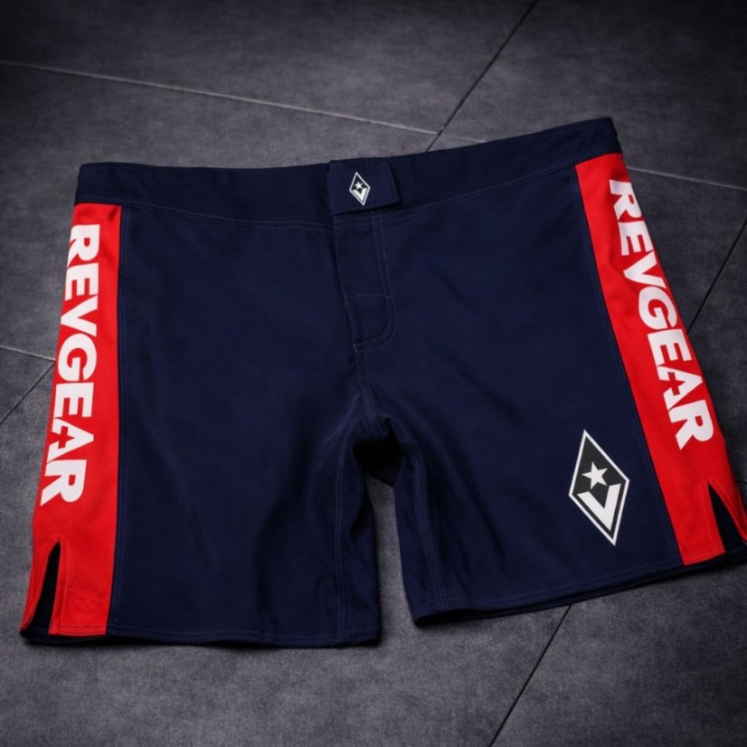 Revgear Stealth Hybrid MMA spodenki – granatowo/czerwone