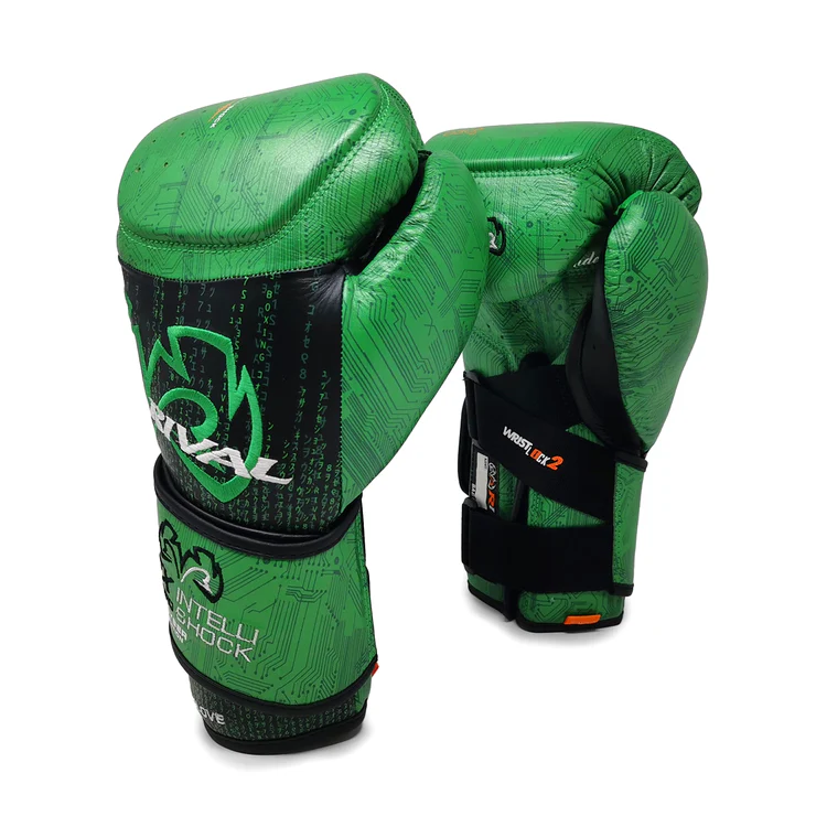 Rival RFX-Guerrero Intelli-Shock Bag Gloves Cyber Edition – czarny/zielony