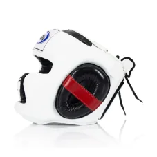 Fairtex HG10  Super Sparring Cască de protecție – negru/alb