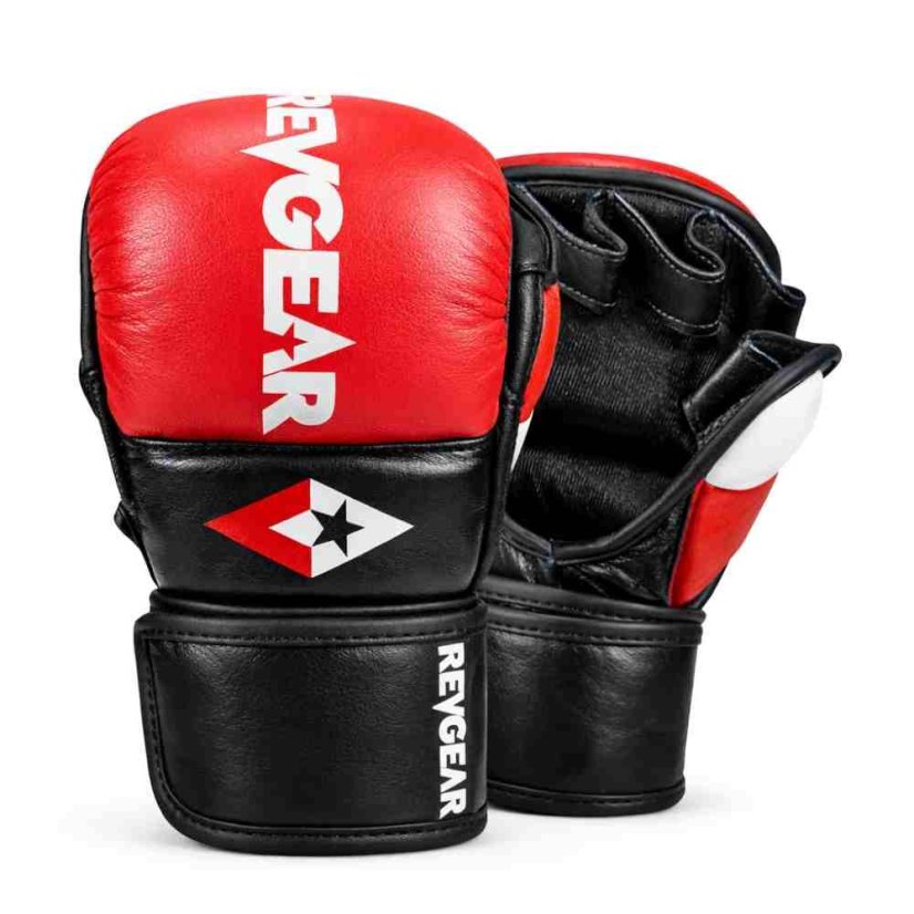 MMA training and sparring gloves REVGEAR Pro Series MS1 - red