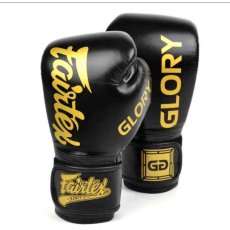 Boxerské rukavice Fairtex x GLORY – BGVG1 – čierna