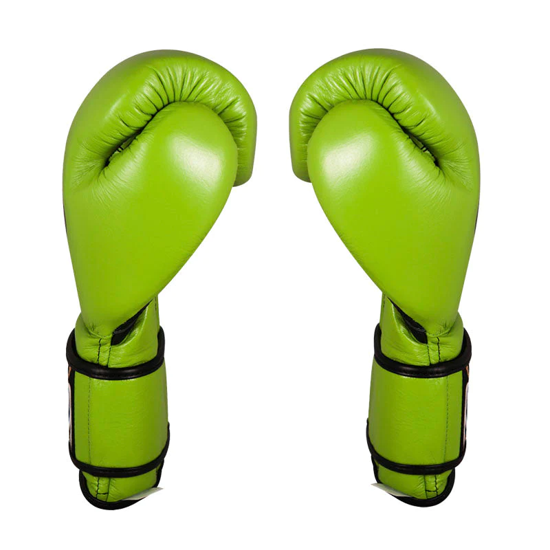 Boxing gloves Cleto Reyes Velcro - light green - Weight of gloves: 12oz