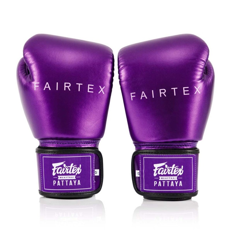 Boxerské rukavice Fairtex BGV22 Metallic – fialová - Hmotnosť rukavíc v Oz: 12oz