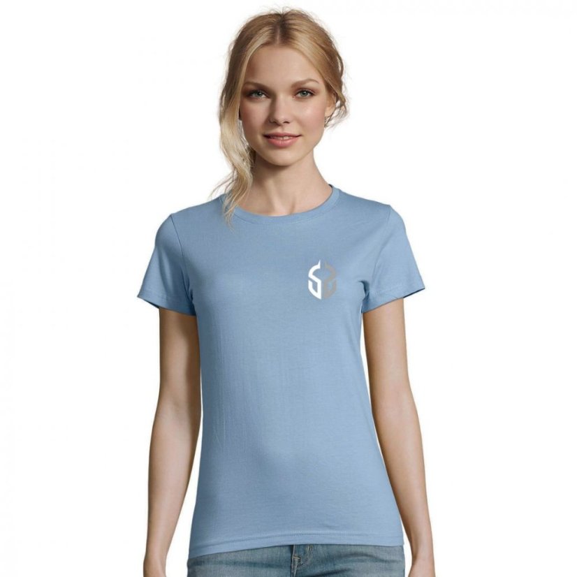 Tricou pentru femei Senteso Imperial Sky Blue - Mărime: M