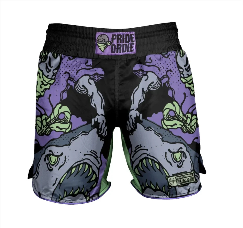 PRiDEorDiE Dangerous Water V2 Fight Shorts - Wielkość: XL