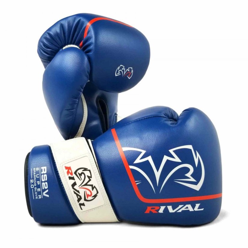 Boxing gloves RIVAL RS2V 2.0 Super - blue - Weight of gloves: 18oz