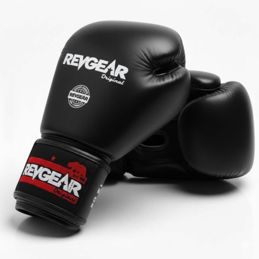 Boxerské rukavice RevGear Original Thai - černé