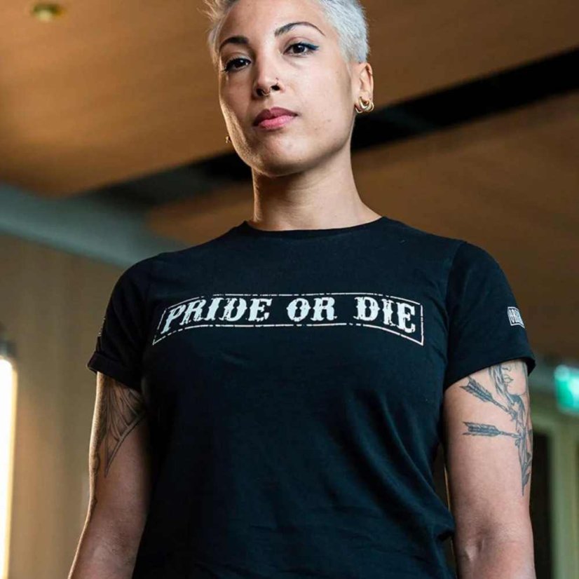 Tricou damă PRiDEorDiE Fight Club - Mărime: S