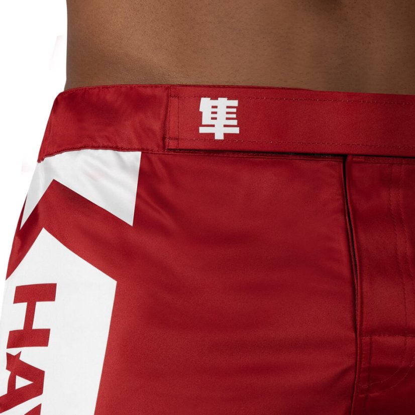 Hayabusa Icon Fight Mid Length Shorts - red