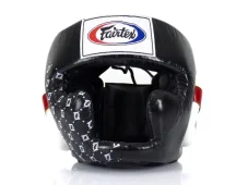 Fairtex HG10  Super Sparring Kopfschutz – Schwarz/Weiß
