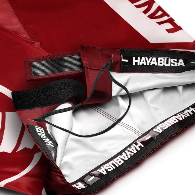 Šortky Hayabusa Icon Fight Mid Lenght - Červená