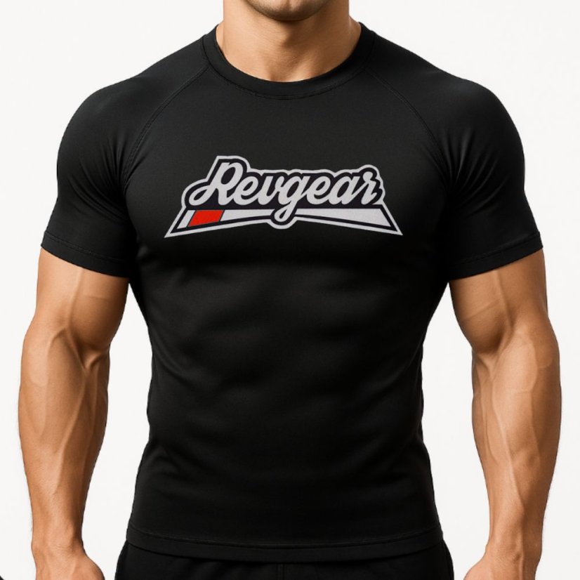 Rash Guard Revgear SS - fekete