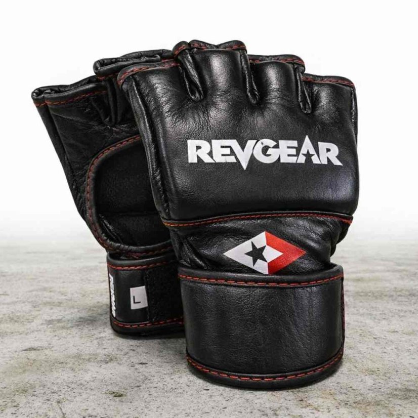 MMA rukavice REVGEAR Challenger 2 Pro Series - černá - Velikost: XS