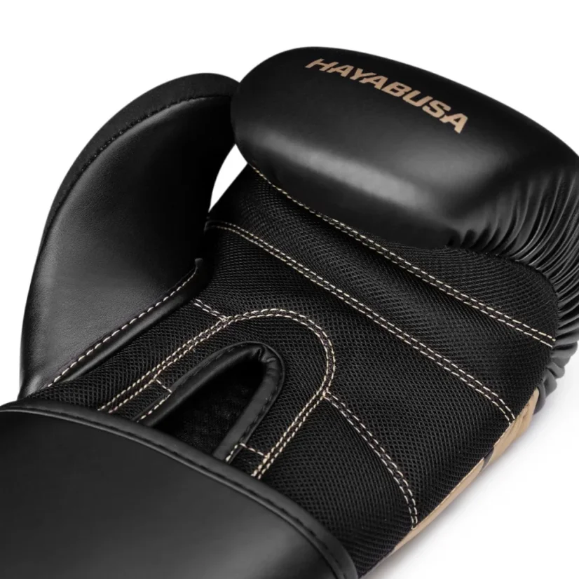 Hayabusa S4 boxerské rukavice – černá/zlatá