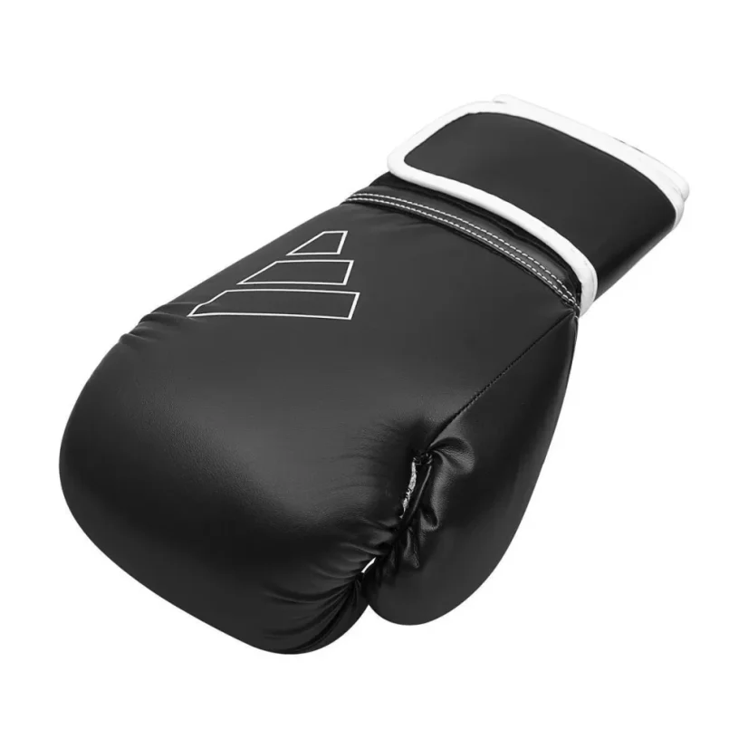 Adidas Hybrid 80 Boxing Gloves – Black/White - Weight of gloves: 16oz