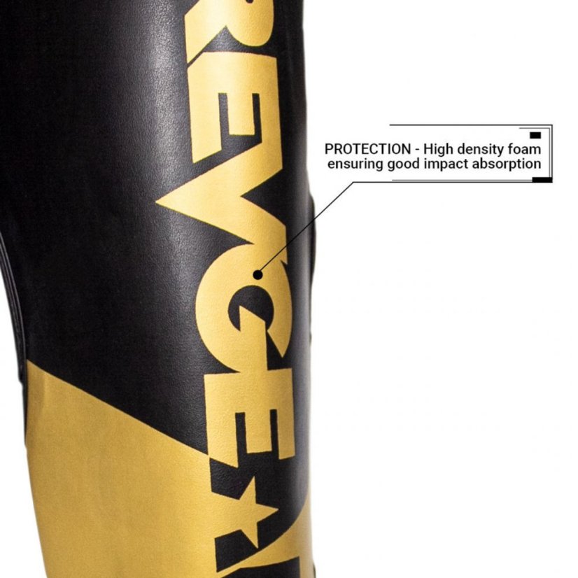 Chrániče holení REVGEAR Pinnacle P4 - Čierna/Zlatá - Veľkosť: M