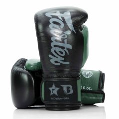 Boxerské rukavice Fairtex FXB BG V2 - černá/zelená