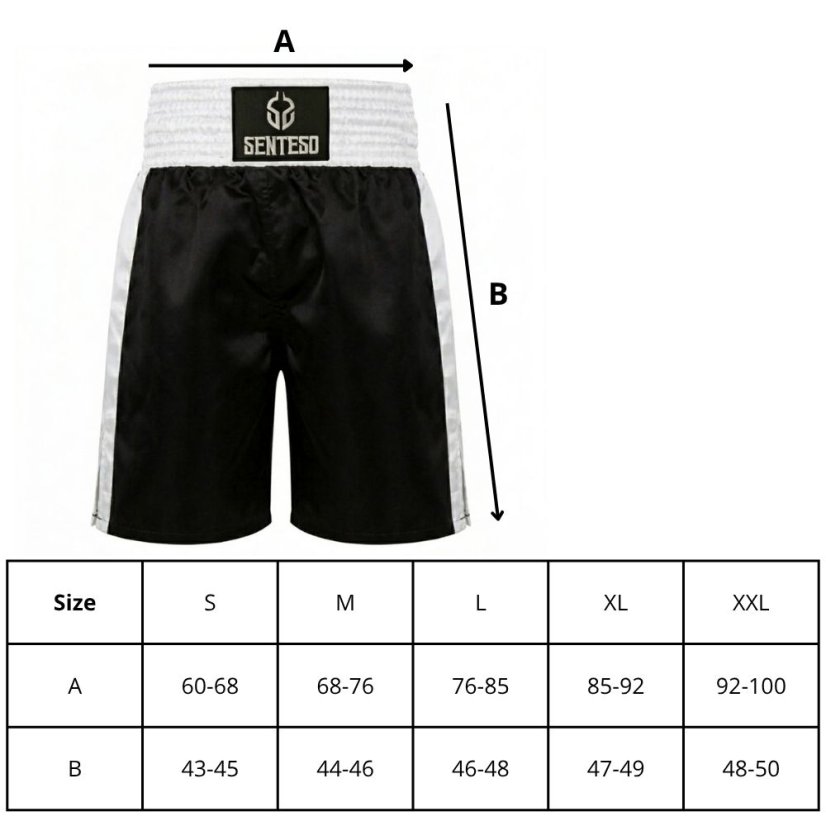 Senteso Competition Professional Boxing Shorts