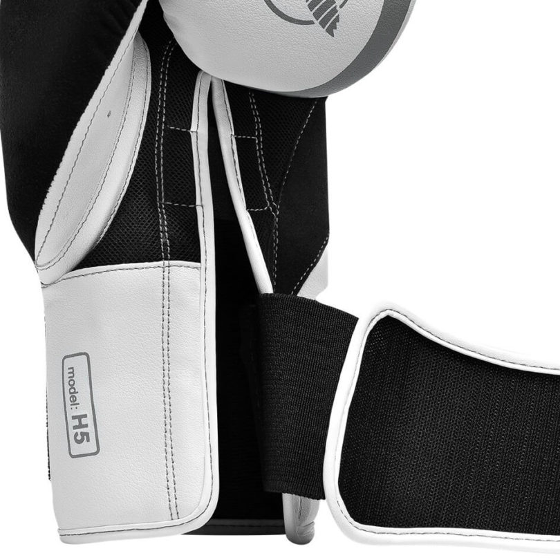Boxing gloves HAYABUSA H5 - White/Grey - Weight of gloves: XS/10oz