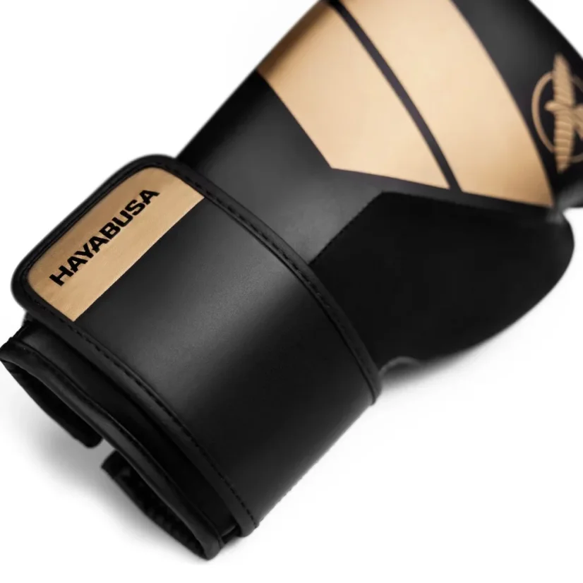 Hayabusa S4 boxerské rukavice – černá/zlatá
