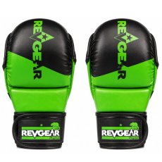 MMA sparingové rukavice REVGEAR Pinnacle P4 - čierna/lime