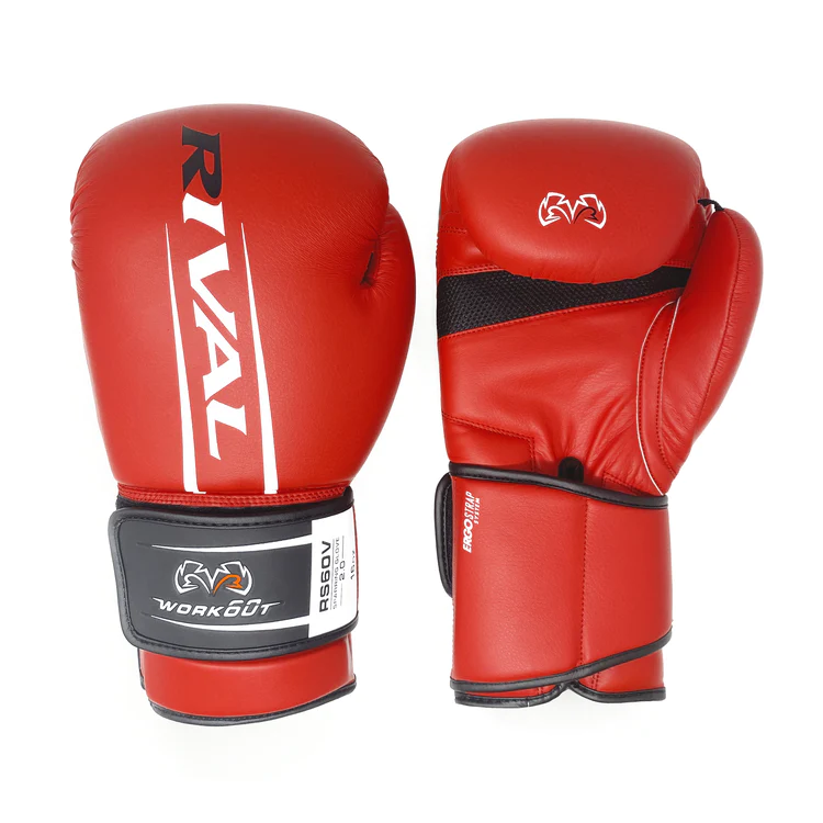 Boxerské rukavice RIVAL RS 60V 2.0 Workout - Červená
